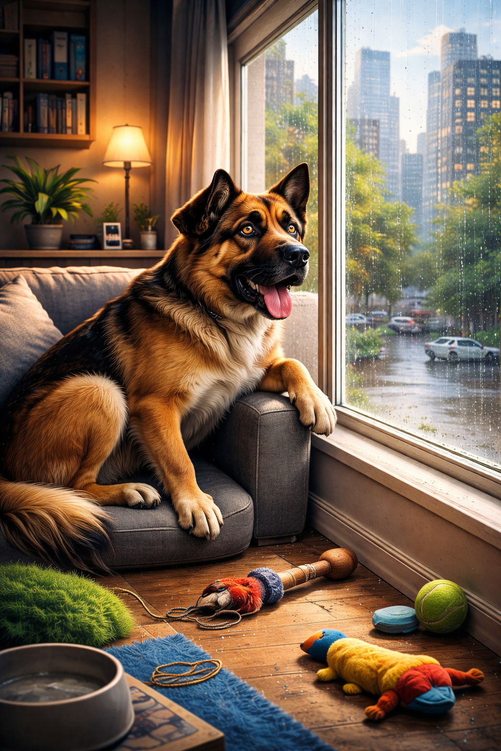 High energy dog in small apartment — best flirt pole for apartment dogs