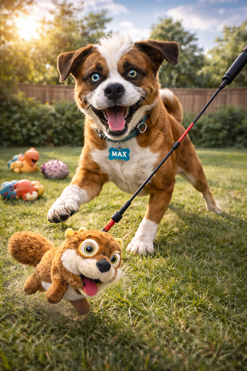 whimsy stick plush toy