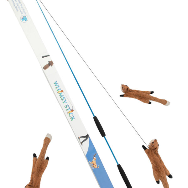 whimsy stick with 3 lures